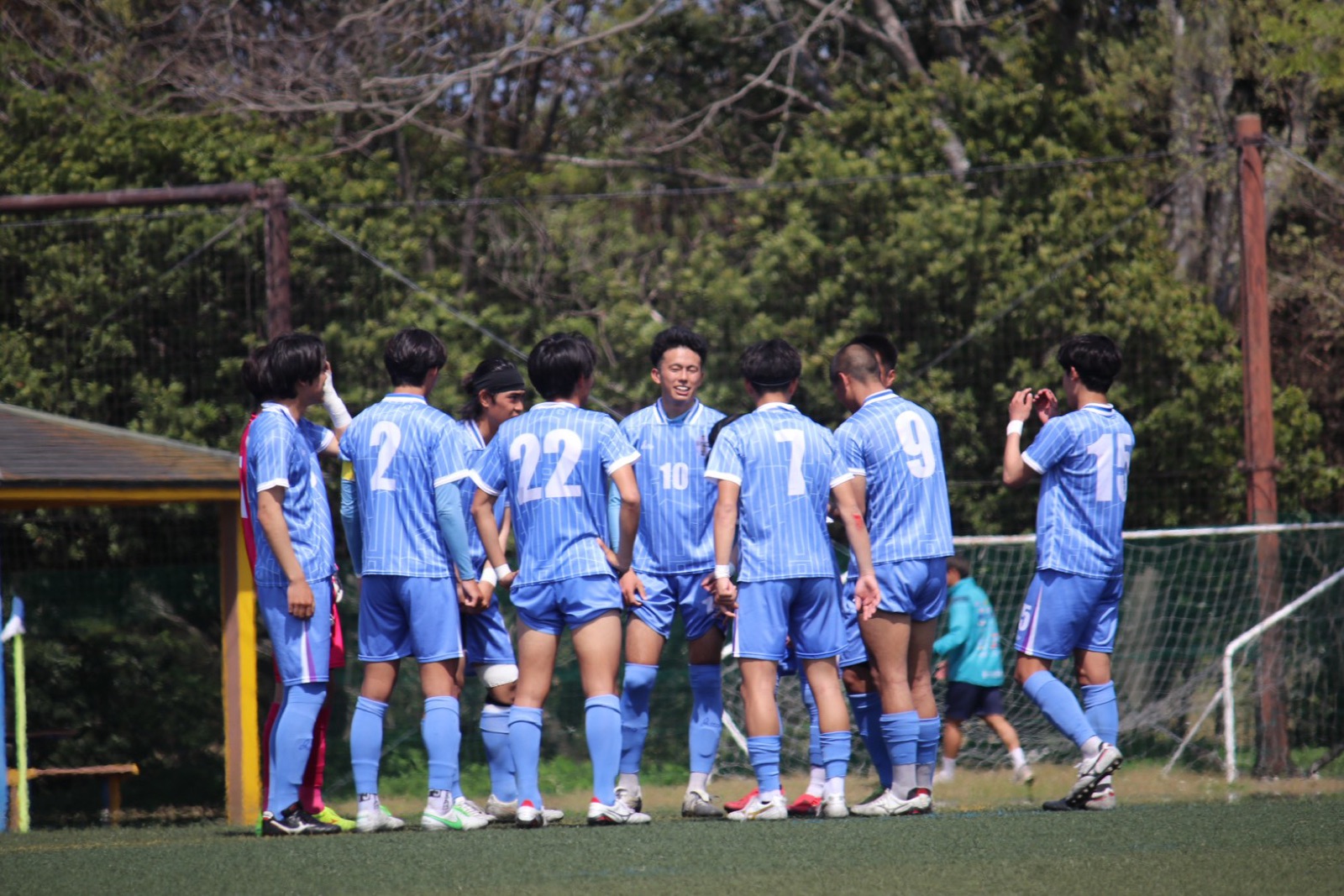 トップチームの試合前